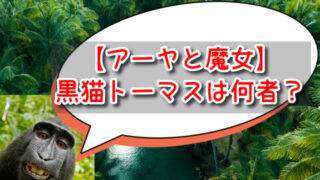 アーヤと魔女の黒猫(トーマス)は何者？ベラヤーガを嫌う理由はミミズだけ？