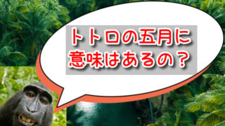 トトロの五月に意味はあるの？サツキとメイの名前が決まった経緯は？